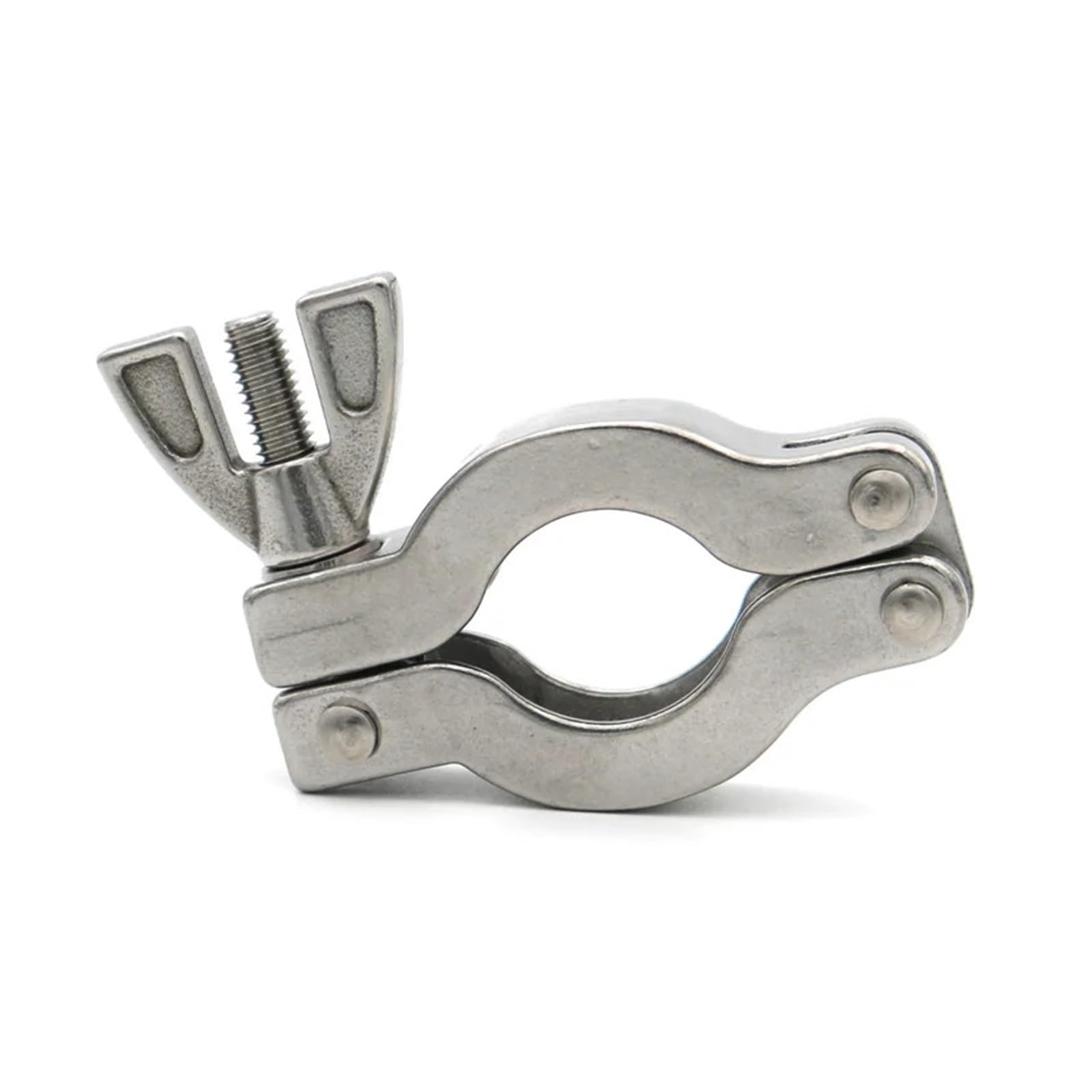 Liuch Vacuum Clamp 1Pc Kf10 Kf16 Kf25 Kf40 Kf50 Flange 304 Stainless Steel Quick Pipe Fitting With 304 Bracket Fkm O-Ring(,Kf16_1 Pc)