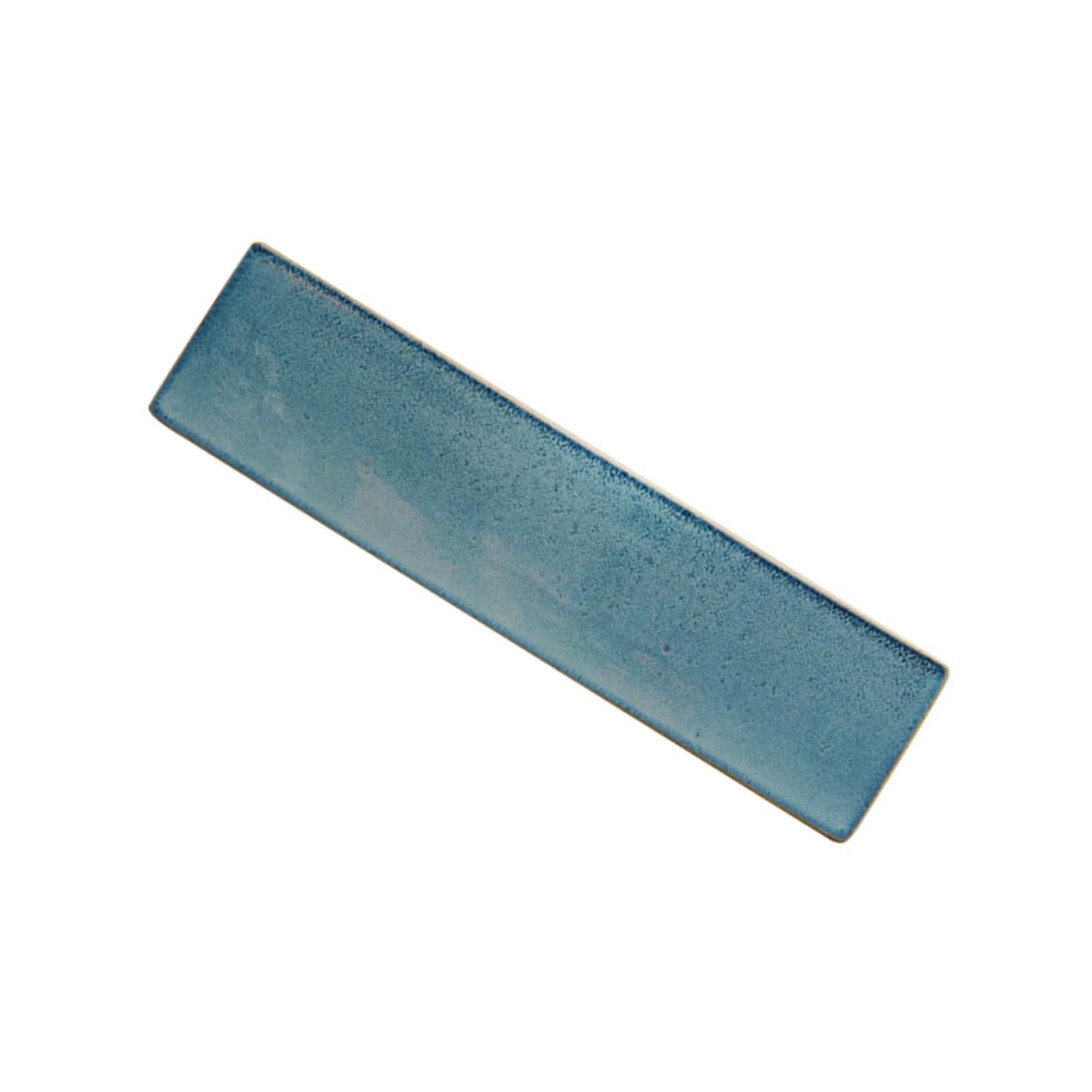 TOPBATHY Assiette à Sushis Bleu Rectangulaire Style Japonerie en Céramique | Format Créatif, Usage Hôtels et Restaurants, Plat de Présentation pour Sashimi et Service de Table