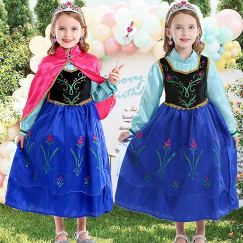 Vestido Princesa para Niñas 3-8 Años con Capa miniatura 2