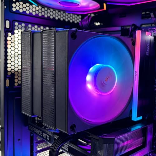 Image of IX20 ARGB Air Cooling CPU Cooler, Silver, Dual 120mm Fans | 6 Copper Heat Pipes, 5.00 x 5.4 x 6.2 inches, AMD AM4 /AM5 and Intel LGA 115X /1200 /1366 /1700 /1851 /2011, 265W TDP