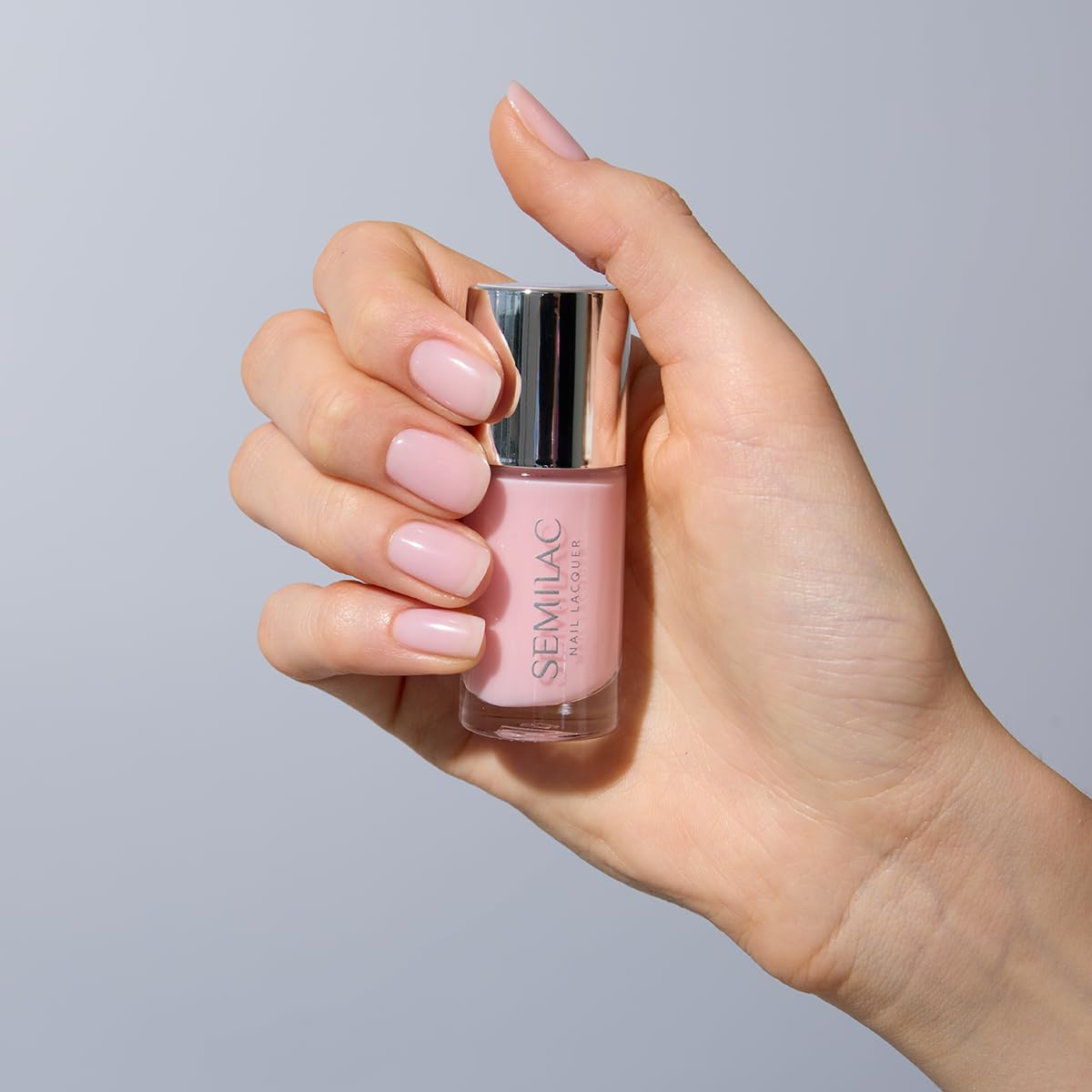 Semilac Klasyczny Lakier Do Paznokci Mleczny Róż 102 Sheer Milky Pink 9ml