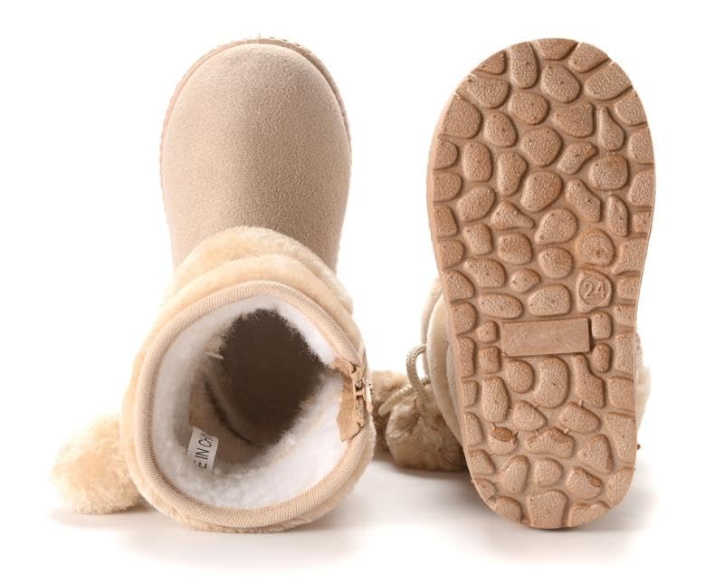 Girls/Boys Snow Boots Toddler Boots Kids Warm Winter Boots Fur Lined Non-Slip Boots (Toddler/Little Kid/Big Kid)2