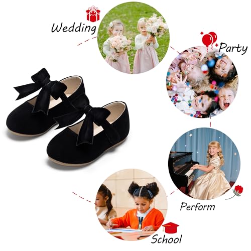Tollder Girl Dress Shoes - Little Girl Ballet Flats for Wedding Party4