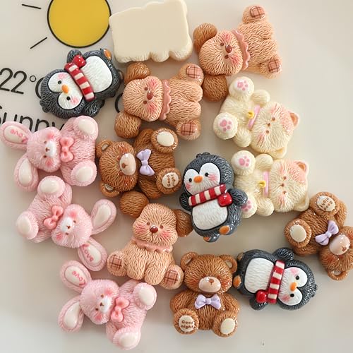 Breloques en résine dos plat pour masquer les rayures de coques de téléphone et scrapbooking