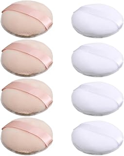 8pcs Skin-friendly Velour Loose Powder Applic...