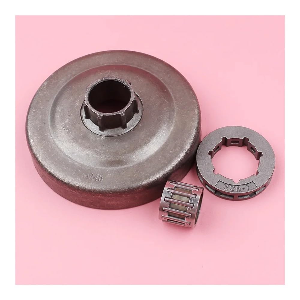 Roulement à aiguilles et tambour embrayage .325 7T de haute précision pour Husqvarna 346XP 450