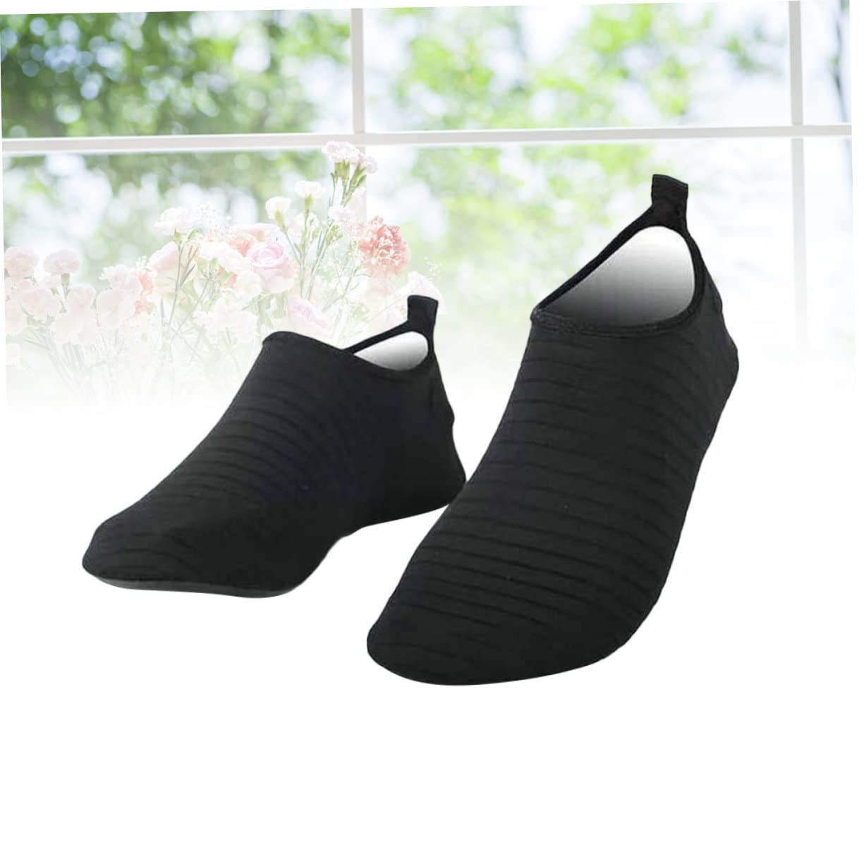 2pares Calcetines De Silicona Antideslizantes para Yoga y Fitness Talla Color Negro Diseño Grueso y Cómodo para Uso Casa y Actividades Deportivas