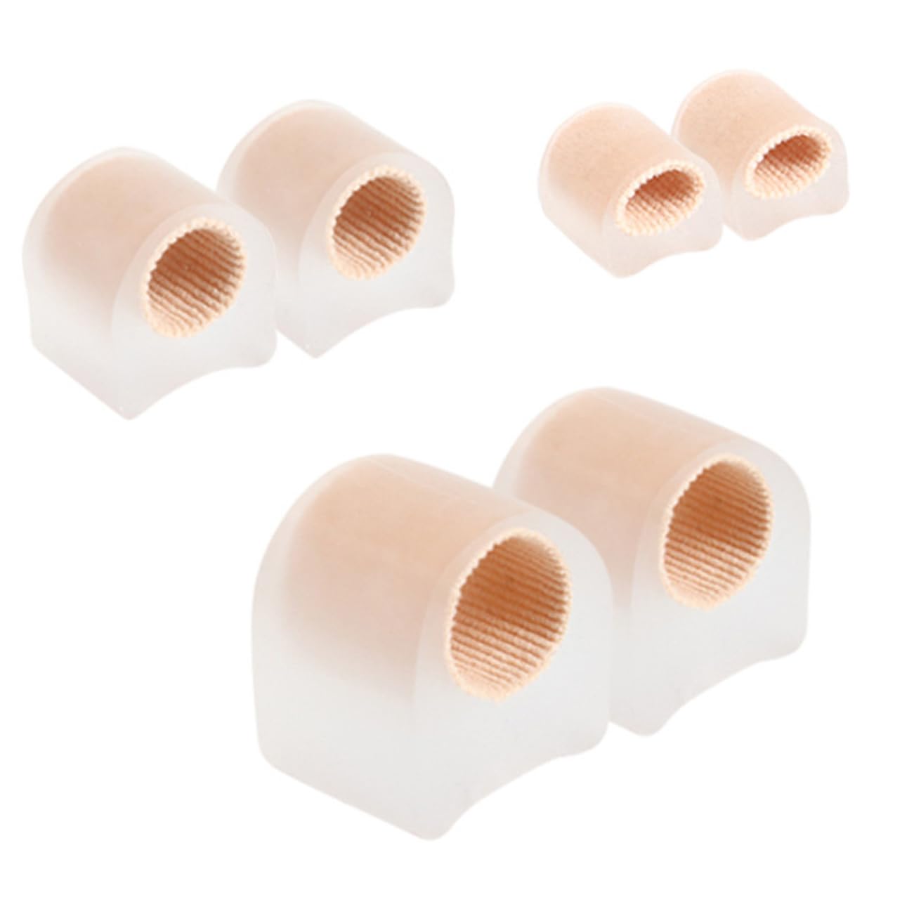 HOLIDYOYO 6Pcs Reusable Separators for Comfortable and Durable Space Covers for Bunion Relief Fits Easy to Wear with Any Footwear