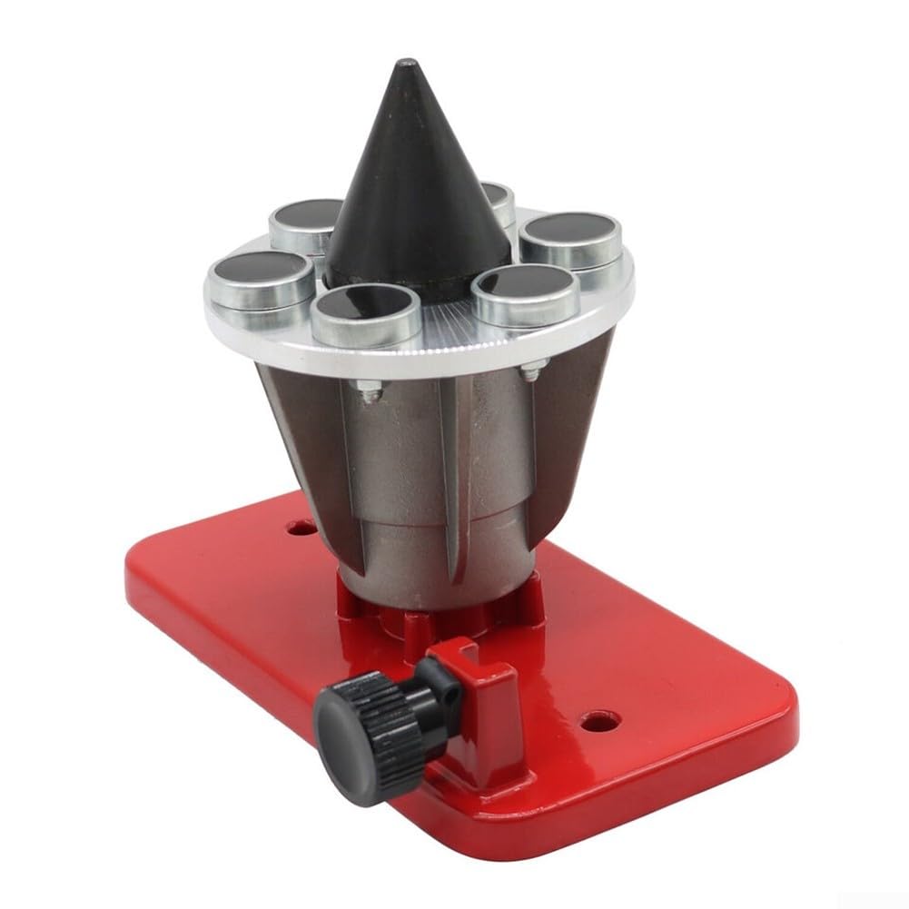 Equilibrador de cuchillas para cortacésped, equilibrador de cuchillas de repuesto para modelos 339075B compatible con la mayoría de cuchillas de cortacésped (rojo)