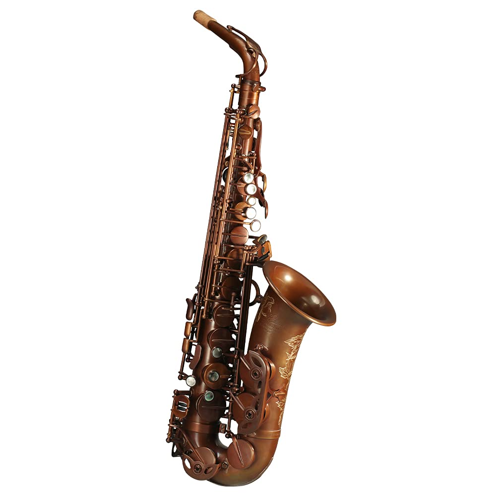 Rollins Saxophone alto RSA-X7, E flat Selmer 54-Key,Matière laiton,Or et cuivre nu