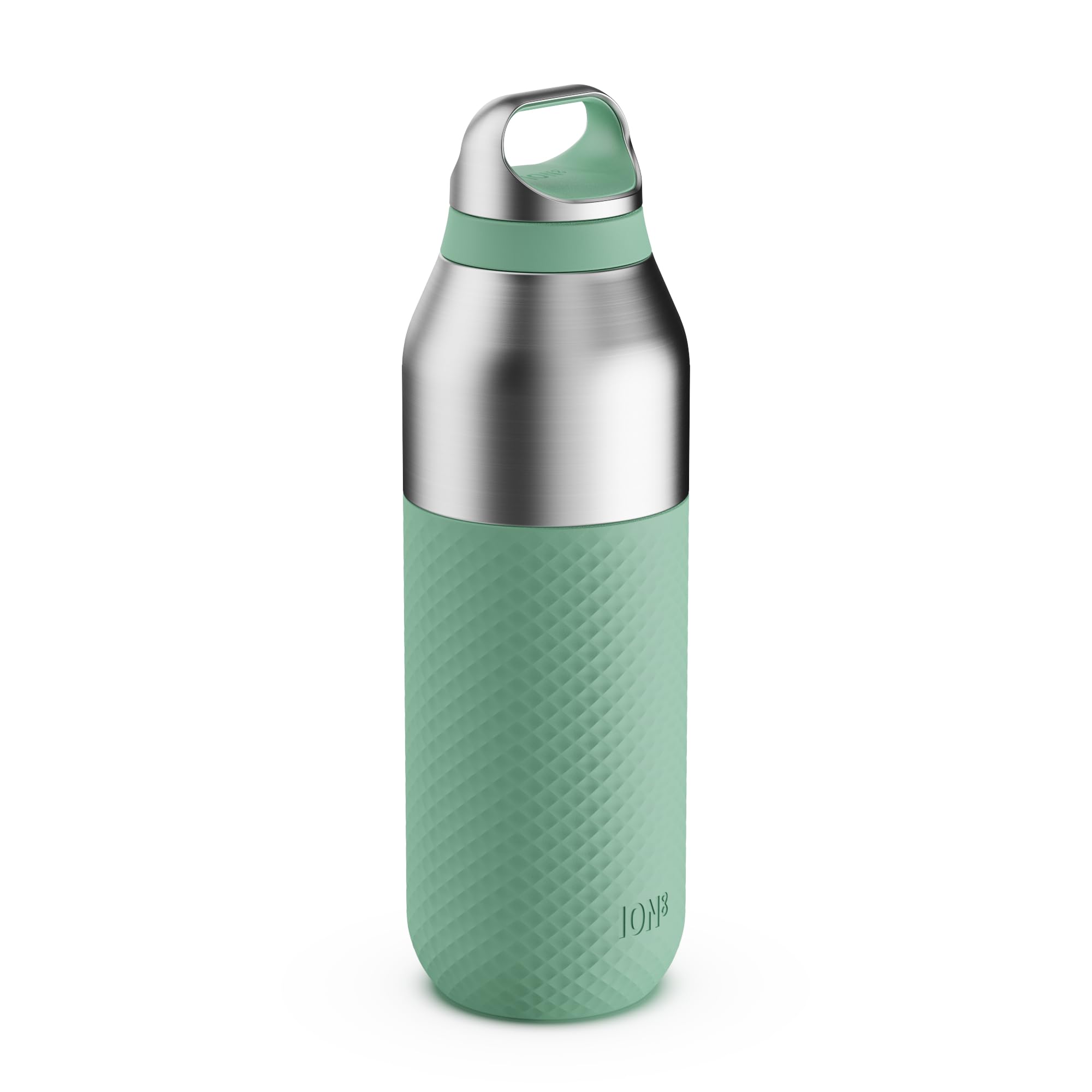 ION8 Primo ROAM Insulated Water Bottle 835 ml (28 oz)– Leakproof Stainless Steel, Vacuum Insulated for Hot & Cold Drinks, Twist Lid, Dishwasher Safe, Aqua
