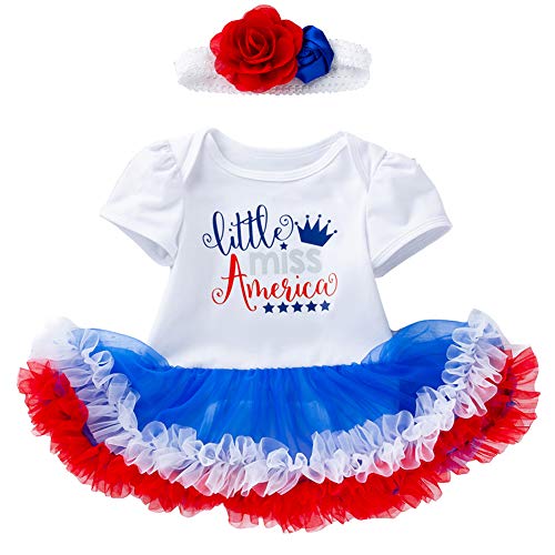 Little miss american baby onesies ruffle tulle bodysuits newborn …