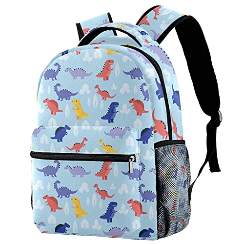 Sac d'école dinosaure Hello Dude multicolore pour garçons et filles