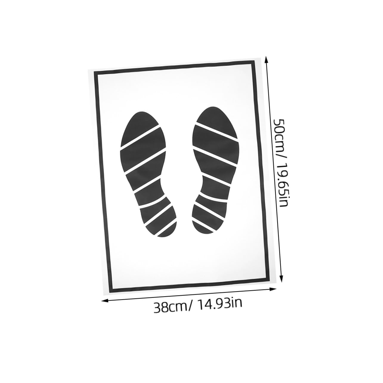 Zerodeko 30pcs Disposable Paper Floor Mats for Cars Protective Vehicle Foot Pads Auto Floor Protection for Vehicles — view 2