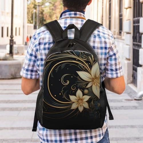 Mochila Unisex Impermeable para Senderismo Color Dorado miniatura 7