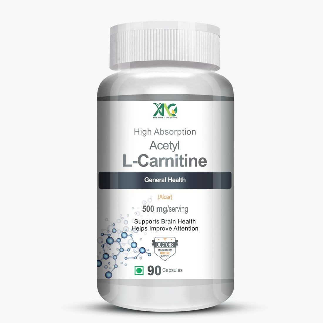 ANC L-Carnitine Acetyl (ALCAR)- Support Brain Health- 500 mg – 90 Capsules (B0CHW8XP7M) Amazon Price History, Amazon Price Tracker