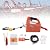 3-in-1 Electric Hoist Winch, 1500W 110V Power Winch Crane, Lifting Capacity 1100lbs Portable Electric Winch, 25ft Traction Distance, Wireless Remote Control, Overload Protection for Lifting Towing
