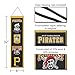 WinCraft Pittsburgh Pirates Evolution 8x32 Inch Vertical Wool Embroidered Hanging Banner