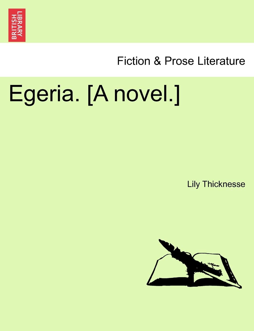 Egeria. [A Novel.]