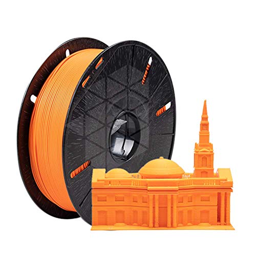 Image of Tesseract Premium PLA + 1.75mm 3D Printing Filament | Dimensional Accuracy + /- 0.03mm | Compatible with Most FDM Printers | 1 KG 3D Printer Filament - PLA Orange (Quantity 1)