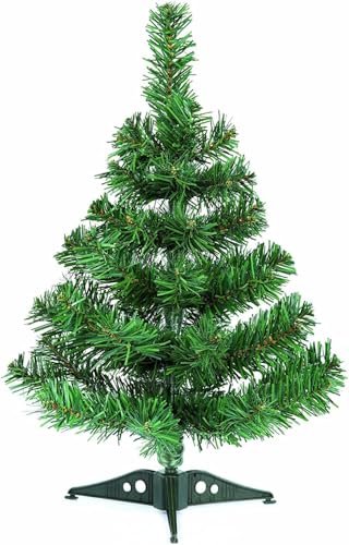 Weihnachtsbaum künstlich, 45CM Christbaum, Schwer Entflammbar PVC...