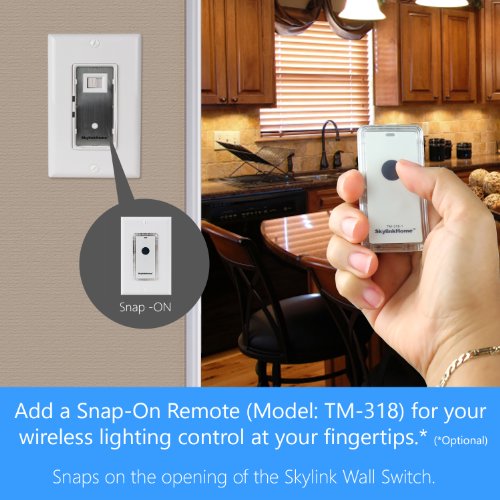 Skylink SK-8A Wireless Diy 3-Way On Off Anywhere Lighting Home Control Wall Switch Set thumb #6