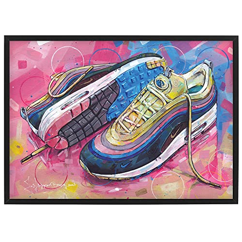 Peso della cornice: 1160 g Poster Air Max 1 Sean Wotherspoon 42 x 29,7 cm - incorniciato e firmato
