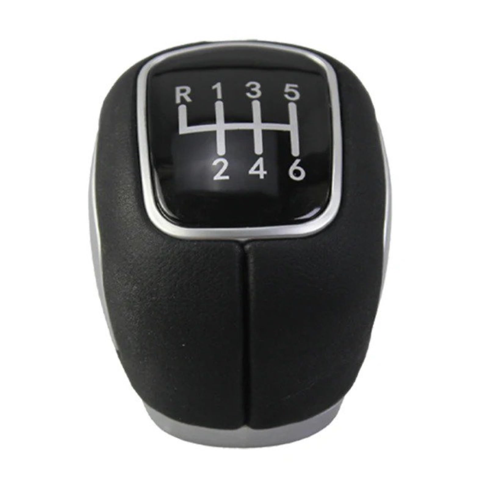 tusgt Gear Shifter Knob Head for Mitsubishi for Outlander for Lancer IX for Evolution Car 5/6 Speed Manual Gear Shift Knob Lever HeadBall Accessories(Black 6 Speed 10mm)