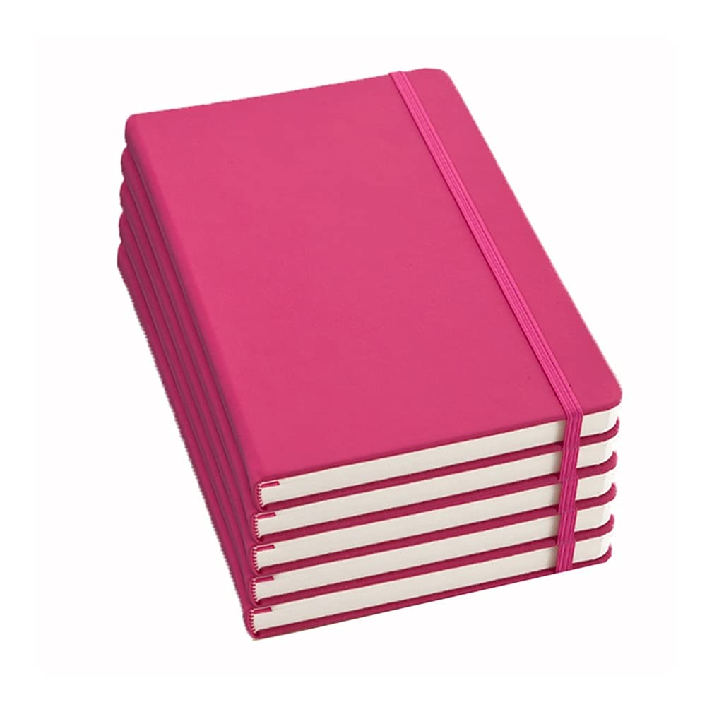 Journal taccuino Notebook, diario di Scrittura a 5 Pezzi A5, Ampio diario regnato in Tascabile, Carta Spessa Premium, utilizzata per Ufficio, casa e Scuola Affari dell'ufficio Scolastico