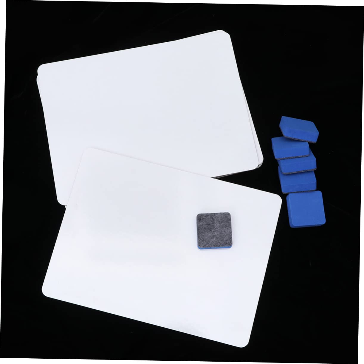 Mini Tableau Blanc Portable Effaçable 6 Pièces avec Effaceur