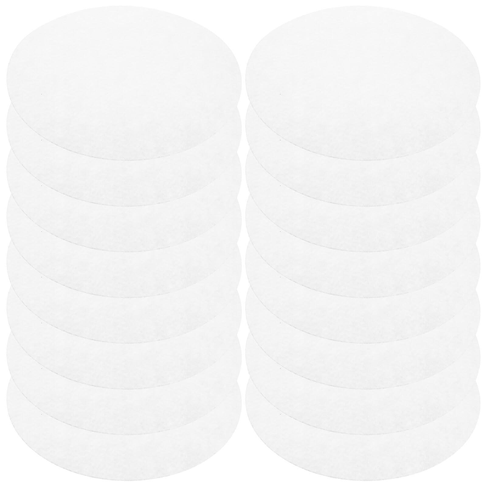 Baluue 50 Piezas Separador de sartenes Fieltro Protector de Placa agarraderas para ollas de Cocina White