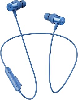 SoundPEATS Q40HD Bluetooth Headphones 13.5cm-ear, High-Resolution LDAC audio, waterproof IP67, 20 hours battery life, sports headphones to wear around the neck, fast charging, design