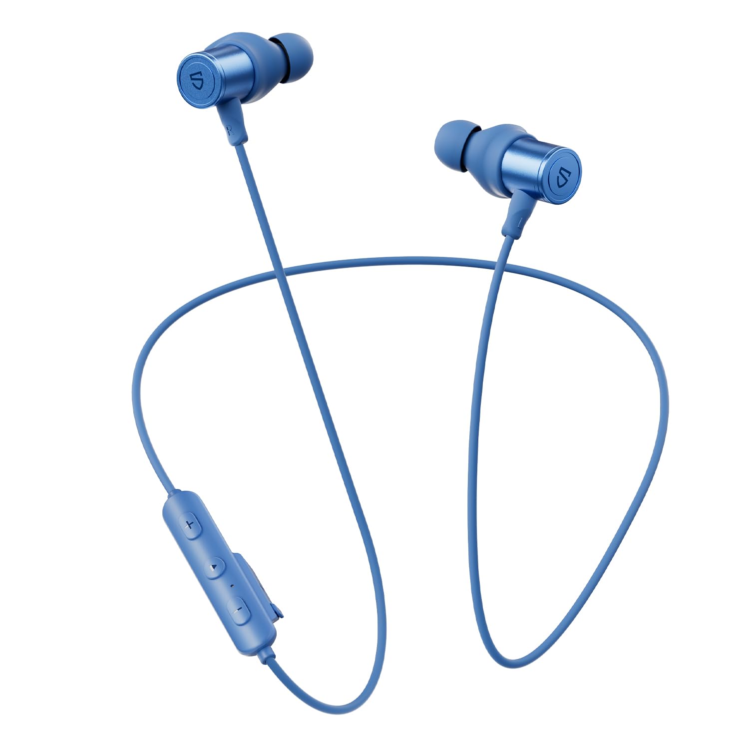 SoundPEATS Q40HD Écouteurs de sport sans fil avec LDAC Hi-Res, batterie 20H, étanchéité IP67, annulation du bruit AI, son surround 360°, Bluetooth Neckband avec microphone et contrôle de câble