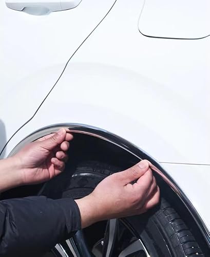 WEHOMY 4 Pezzi Ruota Striscia Anticollisione Sticker per KIA NIRO,Universale Nastro Protettivo Strisce di collisione Auto,Adesivi Protettivi per Vernici Auto,Accessori per Decorativi Auto