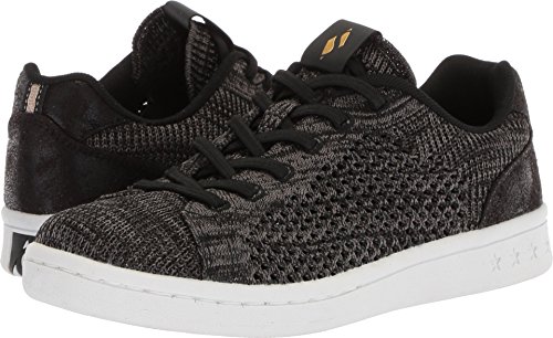 Skechers Women's Darma-Engineered Knit Bungee Sneaker, Black, 7 M US