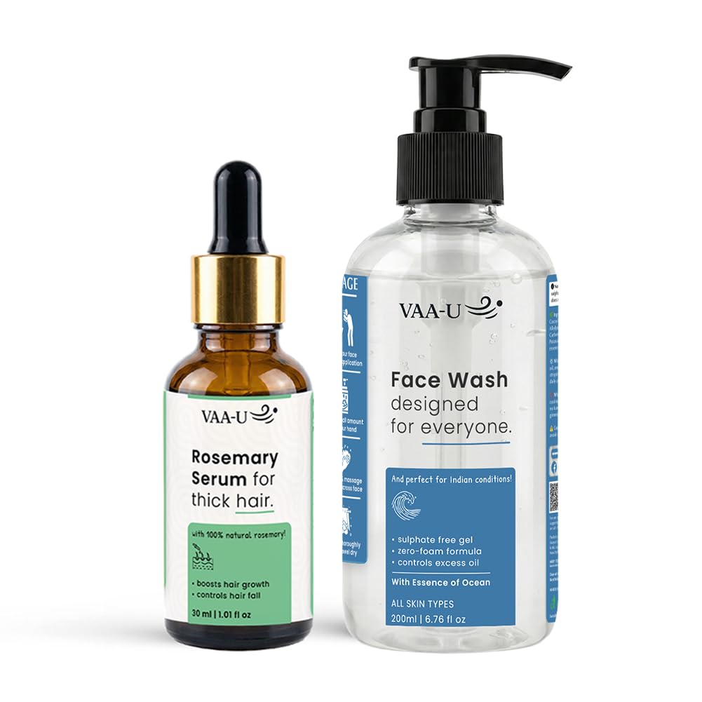 Cool Mint Face Wash 200ml & Hair Serum 30ml Combo | Skin & Hair Care | Refreshing Care | Deep Cleansing | Lightweight Formula | Skin & Hair Care | Daily Use | Combo Pack-image-38