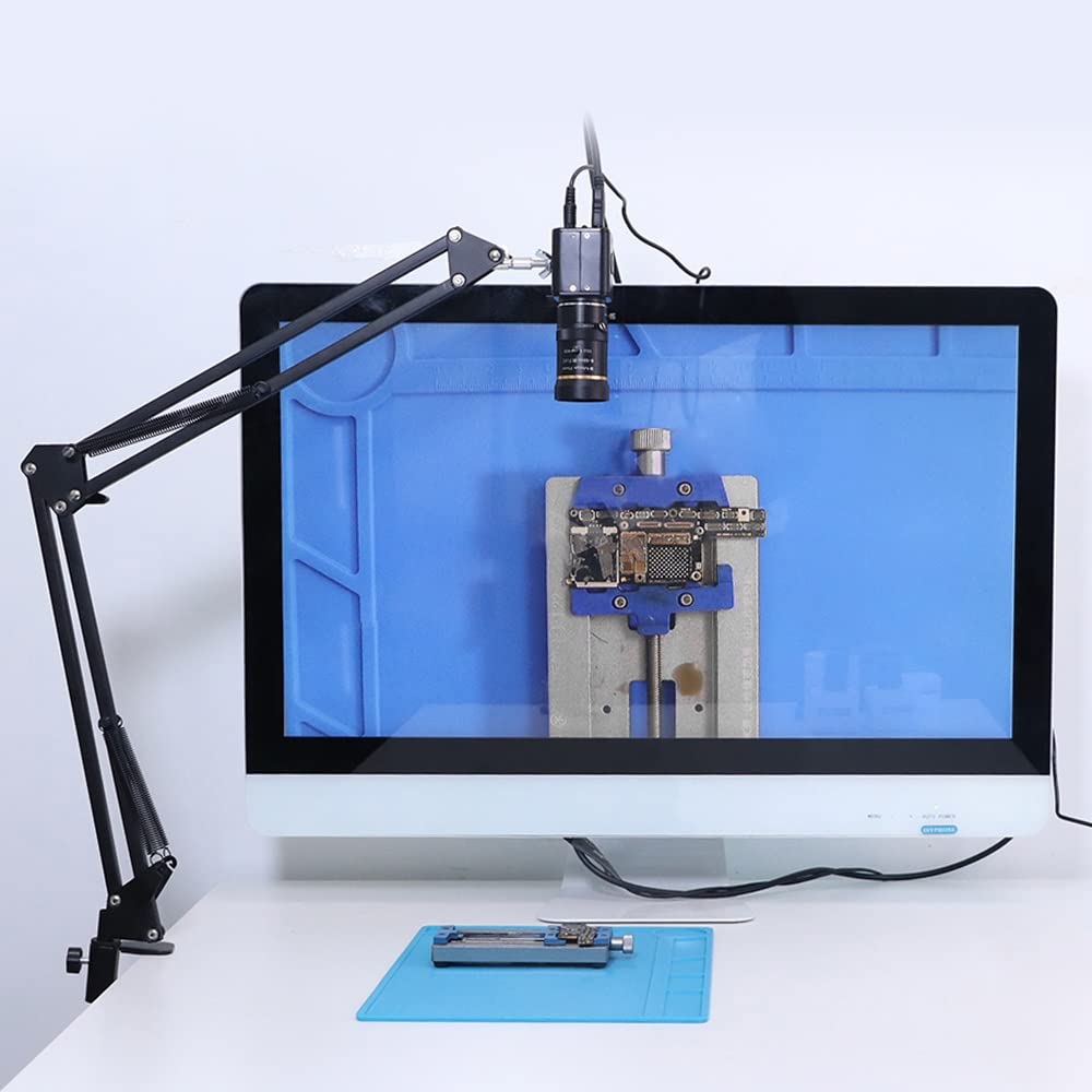 Zestaw akcesoriów do mikroskopu H_D 3mp 8-50mm 1/2,5″ obiektyw C Mount F1.4 Ręczny obiektyw IRIS obiektyw aparatu do nagrywania wideo na żywo kamera monitorująca slajdy mikroskopowe