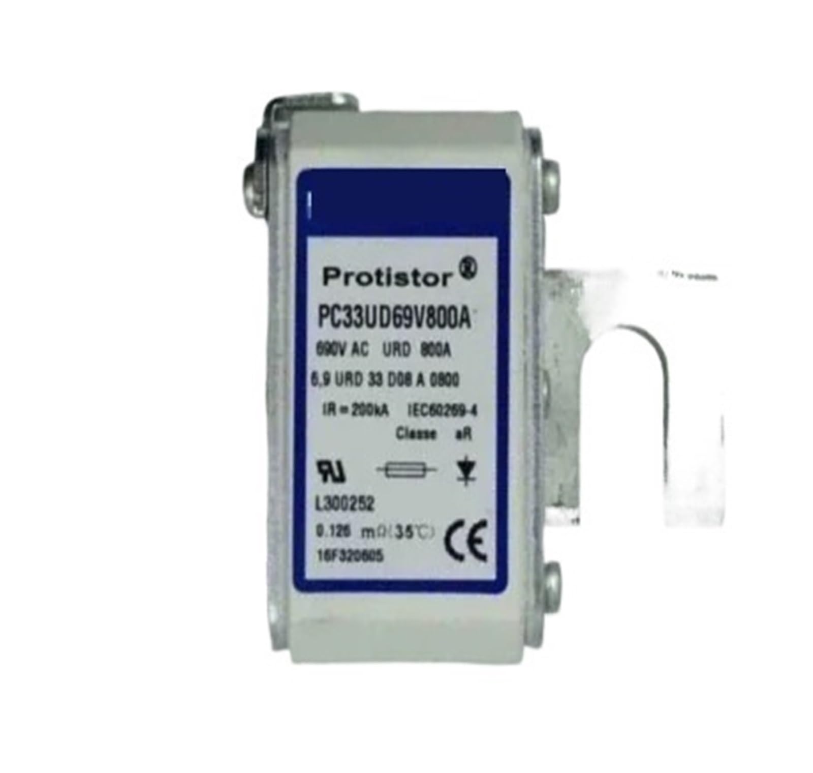 Fusible PC33UD69V1000A Mersen - Cartouche ultra-rapide 1000A pour protection industrielle
