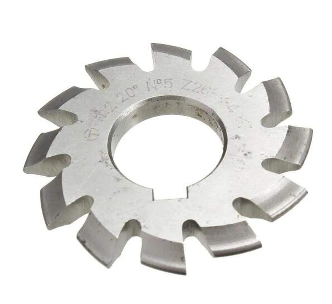 1PCS Modul 2 Durchmesser 22 Mm 20 Grad # 1-8 HSS Involute Zahnradfräser (#2)