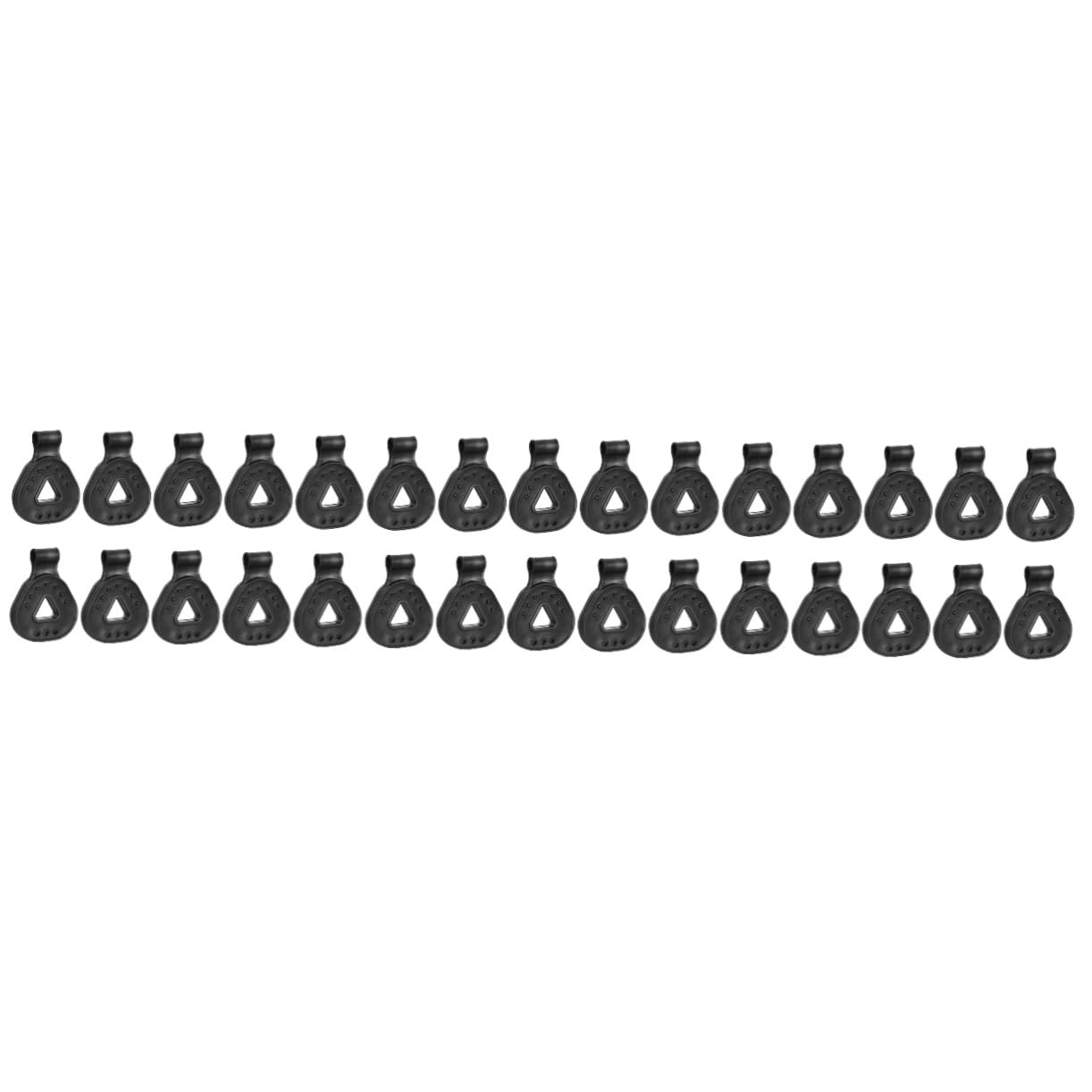 Clips de fixation pour filet antidérapants et résistants à la déchirure pour bâche, 30 pcs.