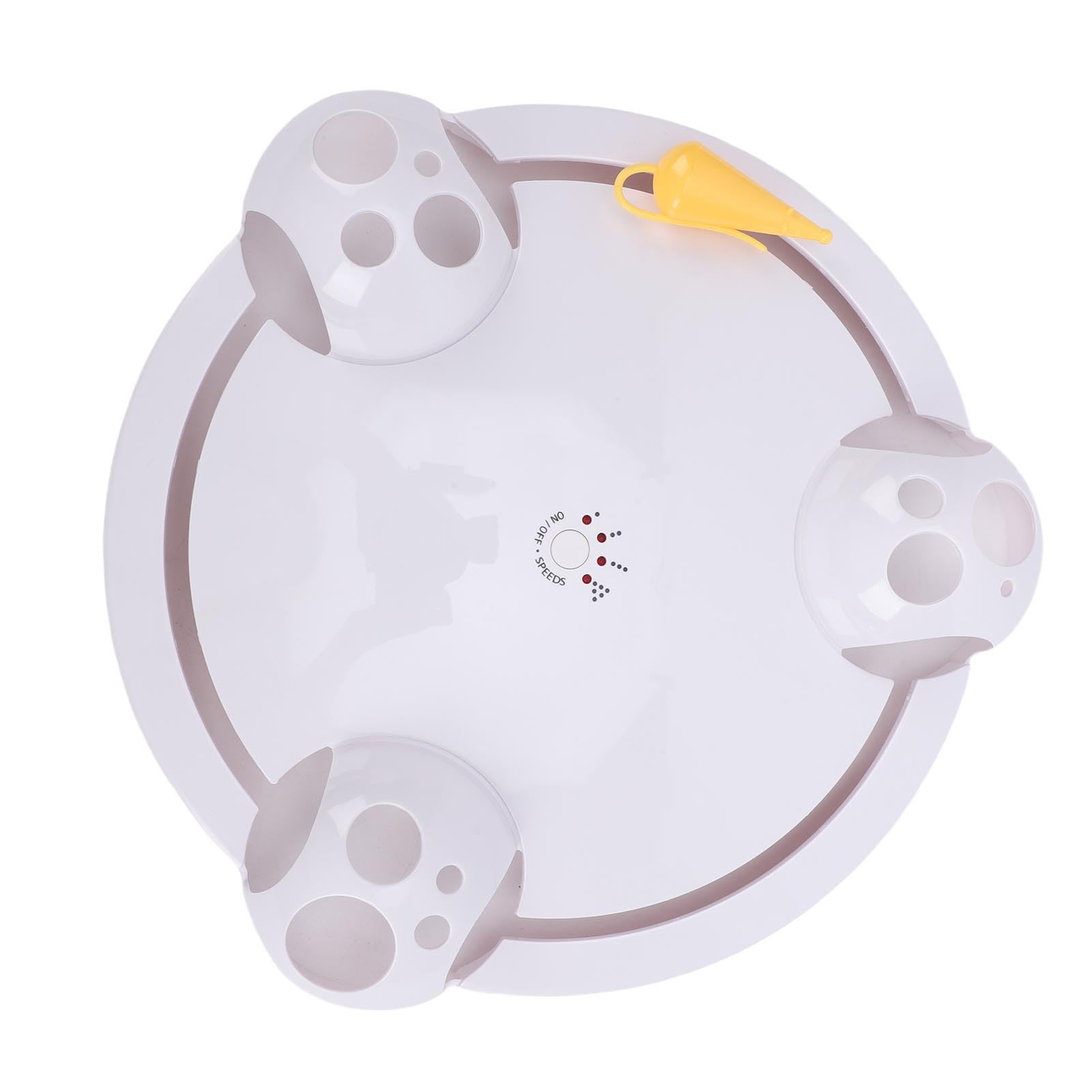 FILFEEL Giocattolo per Gatti Rotante Automatico - Giocattolo Elettronico Interattivo con Piattaforma Girevole per Gatti da Interni, da Gioco in Movimento Alimentato a Batteria per Istinti e Promozione