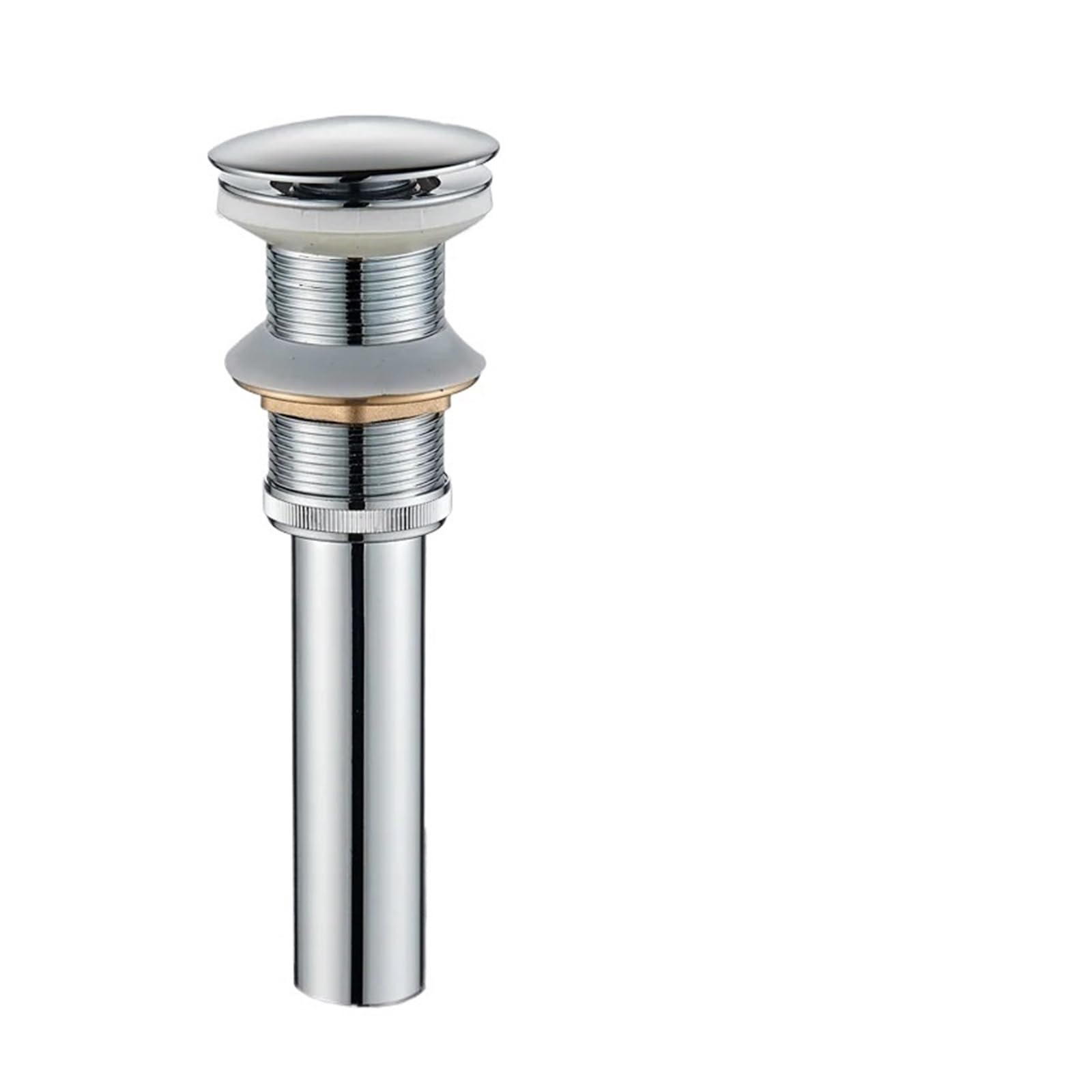 Pop Up Clack, Sink Plug Replacement, Pop Up For Bathroom, Multicolor(Chrome No Overflow)