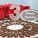 Luter Rose Gold Glitter Happy Birthday Cake Candles Number Candles Birthday Candle Cake Topper Decoration for Party Kids Adults (Number 1)