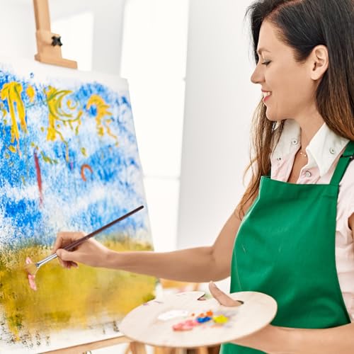 Pinceles suaves y antidesprendimiento para pintar al óleo sin soltar pelos en el lienzo 7