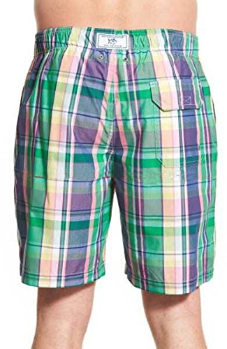 Southern Tide Mens Plaid Swim Trunks (Bright Green, XX-Large)2