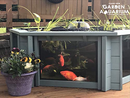 Clear View Garden Aquarium Aquarium de Jardin avec parois Transpa...