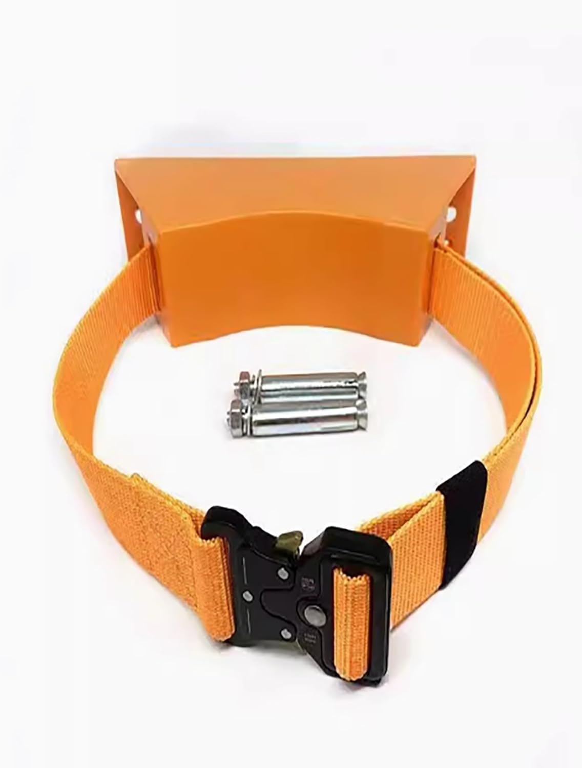 ININOSNP Gas fixed bracket Oxygen Cylinder Rack Plastic Oxygen Tank Rack with Expansion Screws, Wall Mount Oxygen Cylinder Shelf(Orange)