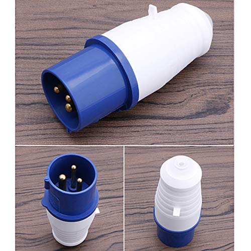 Miniatura 4 de Davitu Terminales - 16Amp Enchufe 16A Socket Montable Socket Agua Impermeable Conector Eléctrico