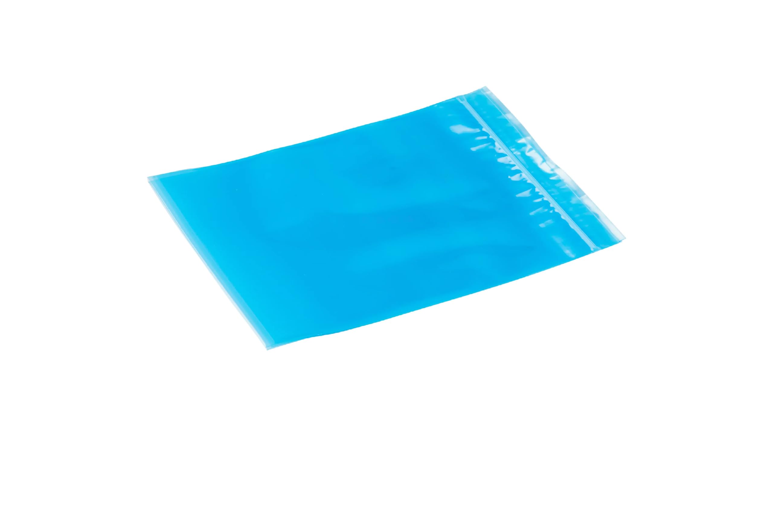 VCI Reclosable Polybag | VCI Rust Prevention Zip Close Bags for Rustproof Moisture-proof Packaging Metal Protection| Anti-rust,200 x 300mm (7.9"" x 11.8""),4 Mil Thickness, Blue (Blue,50)