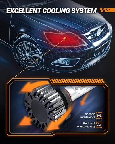 Image of SEALIGHT H11 /H8 /H9 and 9005 /hb3 Fog Light, 80,000LM ATV 7 Times Brightness Fog Bulbs, Easy Plug-N-Play Fog Bulbs, Pack of 4